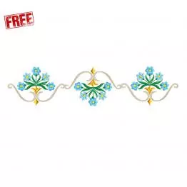 Abstrakte Blume. Kostenlose Maschinenstickerei Design #f0321