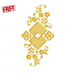 Free embroidery design. Geometric ornament #326