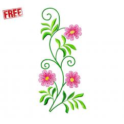 Квітковий орнамент. Безкоштовний дизайн машинної вишивки #f0349