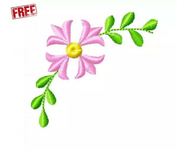 Élément décoratif. Motif de broderie machine gratuit #f0364