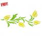 Freie gelbe Tulpen Entwurf #f0191