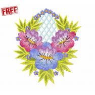 Floral Ornament, Free Design #f450