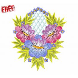 Floral Ornament, Free Design #f450