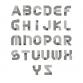 Englisches Alphabet, Stickdesign #f099