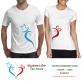 Twin Design (Two Lovers Hearts) "Homme et femme #0018