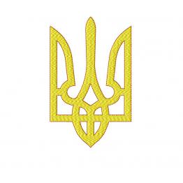 Trident Ukrainien, motif de broderie machine #NH_0022-2