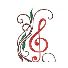 Musikalischer Notenschlüssel #0027