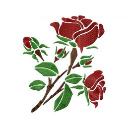 Червона троянда - стилізована #0029