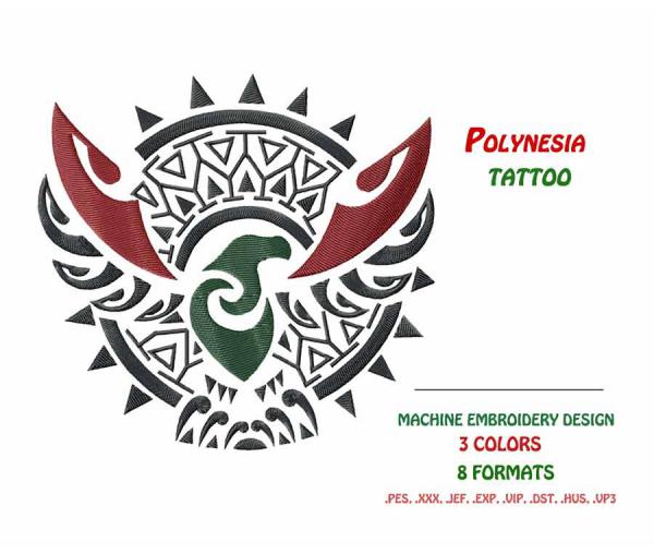 Polynesian Eagle Tattoo #0042