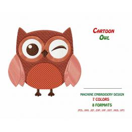 Owl. Free Embroidery Design #0061