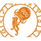Aquarius, zodiac sign. Machine embroidery design # 0072