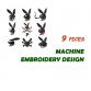 Playboy. Collection of 9 designs for embroidery on clothes #0075-kit