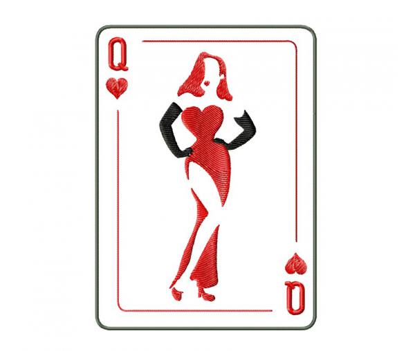 Reine, carte à jouer. 3 tailles #77