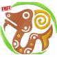 Free design Sagittarius zodiac sign "Aztecs" #104
