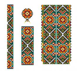 Український національний візерунок. Дизайн машинної вишивки #213