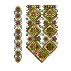 Украинский орнамент. Дизайн машинной вышивки крестиком #222