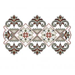 Український Орнамент. Дизайн машинної вишивки хрестиком #244