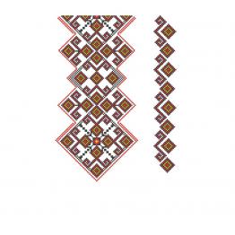 Український Орнамент. Дизайн машинної вишивки хрестиком #250
