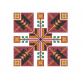 Ukrainian ethnic ornament, cross stitch blouse design #270_1
