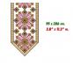 Geometric Ukrainian ornament, cross stitch blouse design #279_2