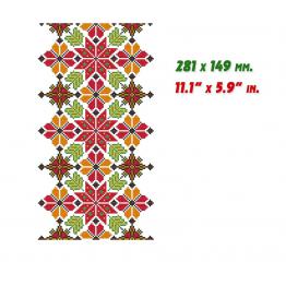 Украинский этнический орнамент, дизайн вышивки крестиком #0280_1