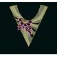 Ornament for neckline, machine embroidery design #NH_0283