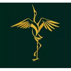 Abstract heron. Design for machine embroidery #NH_0301