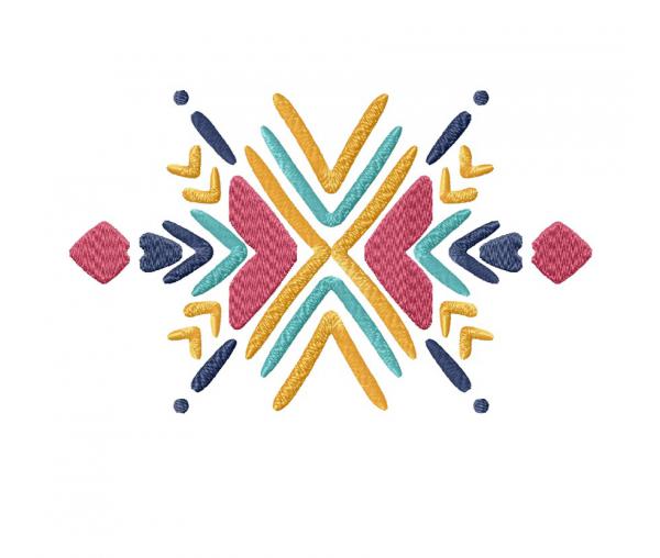 Этнический орнамент. Дизайн машинной вышивки #344_1
