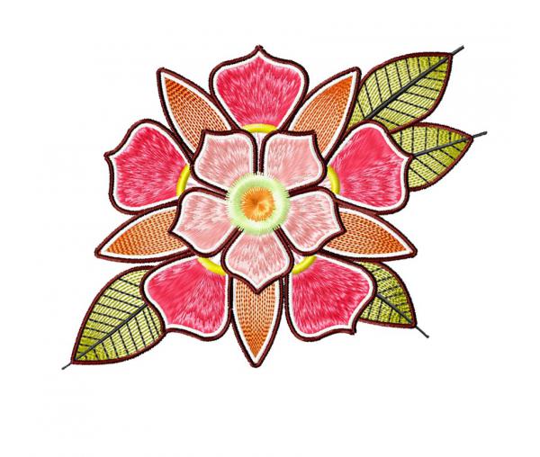 Flower pattern. Machine embroidery design. Download. #422_1
