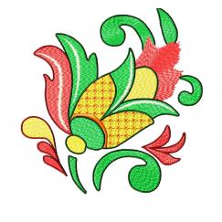 Flower pattern. Machine embroidery design. Download. #423_1
