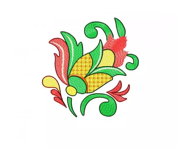 Motif fleuri. Motif de broderie machine. Télécharger. #423_1