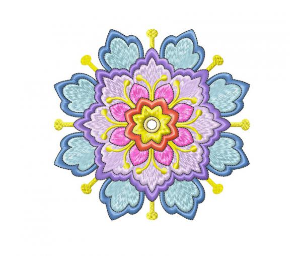 Flower pattern. Machine embroidery design. Download. #425_1