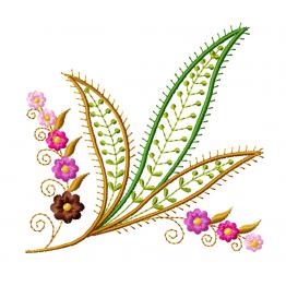 Flower pattern. Machine embroidery design. Download. #613-3