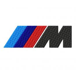 Logo BMW M Power. Motif de broderie. 3 tailles #615-2
