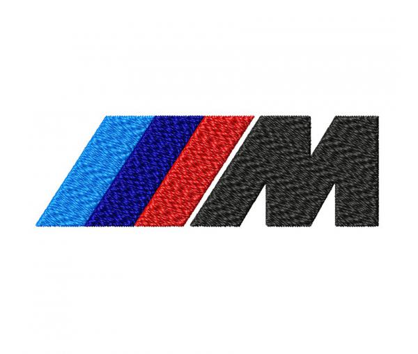 Logo BMW M Power. Motif de broderie. 3 tailles #615-2