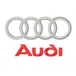 Audi Logo Motif de broderie. 4 tailles #617
