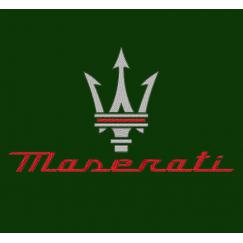 Logo Maserati. Stickerei-Design. 4 Größen #627