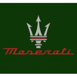 Maserati Logo. Motif de broderie. 4 tailles #627