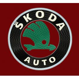 Skoda логотип. Дизайн вышивки. 4 размера #633