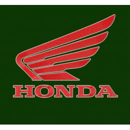 Honda логотип з крилом. Дизайн вишивки. 4 розміри #650-2