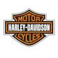 Харли Дэвидсон логотип. Дизайн вышивки. 3 размера #659-1