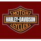 Logo Harley Davidson. Conception de broderie. 3 tailles #659-1