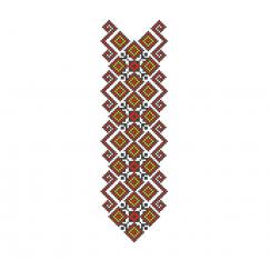 Ukrainian ornament. Machine embroidery design in cross stitch #678