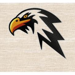 Machine embroidery design. White Eagle #NH_0703-3
