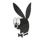 Download a sample, machine embroidery design Playboy with glasses